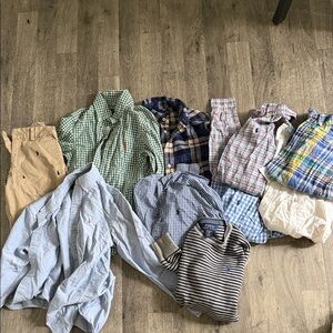 Polo by Ralph Lauren Boys Multi-Color Plaid, Striped & Solid Button-Downs